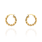 Kolczyki koła plecione