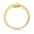 Złoty pierścionek Szczęśliwy