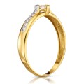 Złoty pierścionek Moonlight