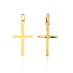 Złoty krzyżyk zdobiony pr. 585