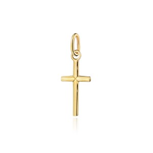Złoty krzyżyk klasyczny mały