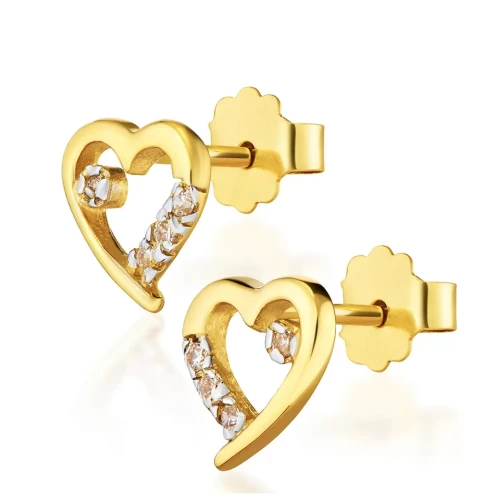 Złote kolczyki Twoja Miłość Little Things