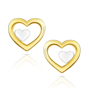 Złote kolczyki Malutkie Serduszka pr. 333 3.2463