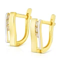 Złote kolczyki Prezentowe