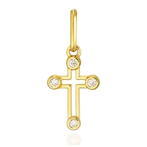 Złoty krzyżyk zdobiony pr. 333 3.3022