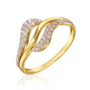 Złoty pierścionek Cyrkonia pr. 333 1.233