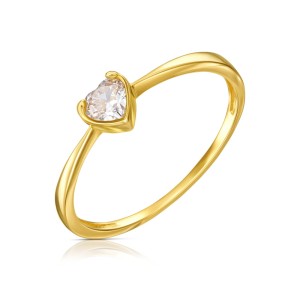 Złoty Pierścionek Heart pr. 333 3.1665