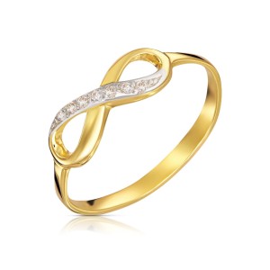 Złoty Pierścionek Infiniti Gold pr. 333 3.1544