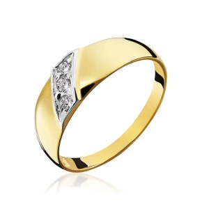 Złoty pierścionek Czauma pr. 333 3.1352