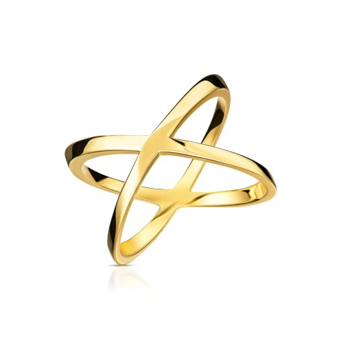 Złoty pierścionek Koszyk