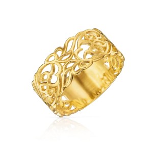 Złoty pierścionek AŻUROWY pr. 333 3.1654