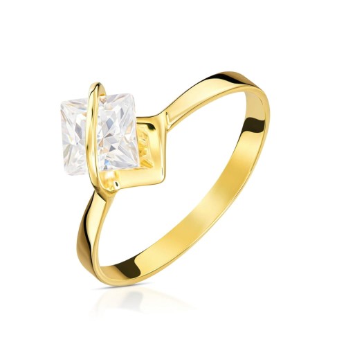 Złoty pierścionek Przepaska