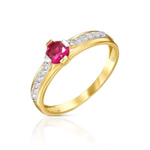 Złoty pierścionek Moonlight pr. 333 1.891cr