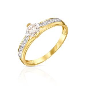 Złoty pierścionek Moonlight pr. 333 1.891