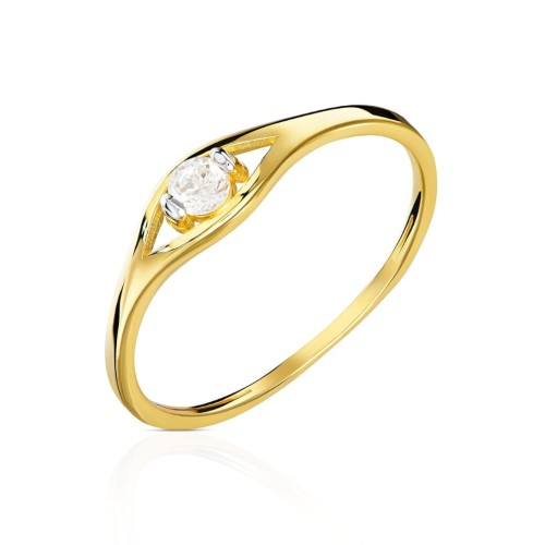 Złoty pierścionek Łezka