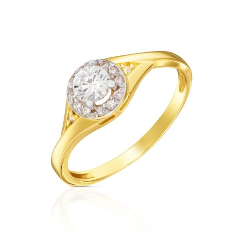 Złoty Pierścionek Lady Glamour