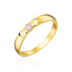 Złoty Pierścionek Żłobiona Obrączka pr. 333 1.964r