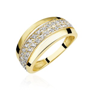 Złoty pierścionek pr. 333 mleczna droga 3.1633