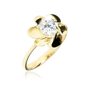 Piękny złoty pierścionek pr. 333 kwiatek 2.884