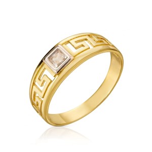 Złoty pierścionek Grecki Wzór pr. 333 1.408