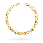 Gold bracelet from the "GRANDE" collection, small links