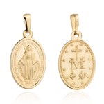 Miraculous gold medallion