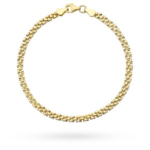 Bransoletka złota kwadraty