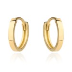 Kolczyki złote małe kółka na kreolu