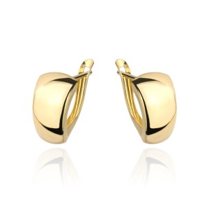 Kolczyki złote gładkie