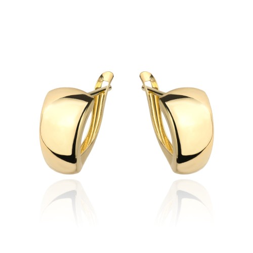 Kolczyki złote gładkie