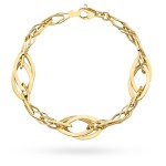 Bransoletka złota z kolekcji "GRANDE" splecione romby