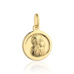 Medal of Our Lady of Częstochowa, gold circle, small pr. 585