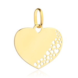 Zawieszka wisiorek ażurowe serce pr. 585