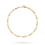 Bransoletka złota zdobiona diamentowaniem