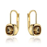 Gold earrings with Zultanite stone