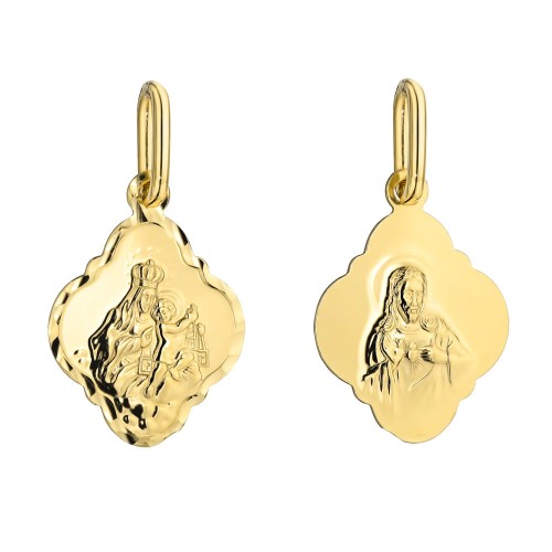 Medalik złoty szkaplerz pr. 585 zawieszka