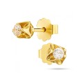 Delikatne złote kolczyki z przepiękną cyrkonią pr. 333 1.753