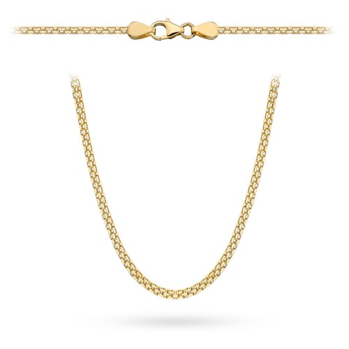 Łańcuch złoty bismarck 45cm - 3mm