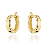 Kolczyki złote gładkie kółeczka