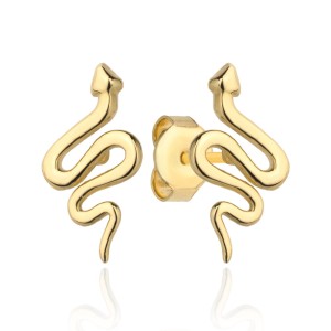 Kolczyki złote węże