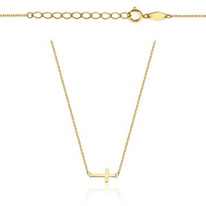 Naszyjnik złoty krzyżyk pr. 585