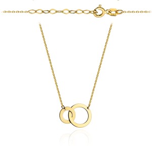 Naszyjnik złoty klanówka super lekka pr. 585