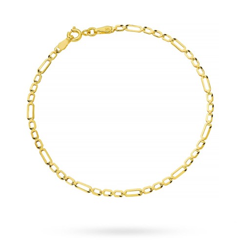 Bransoletka złota w stylu figaro