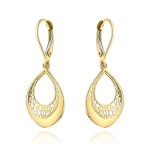 Kolczyki złote ażurowe łezki