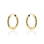 Kolczyki złote koła - 2cm super lekkie