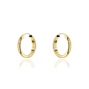 Kolczyki złote kółka - 1,6cm super lekkie