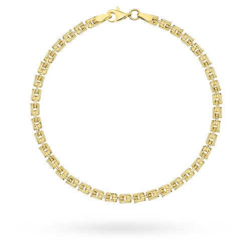 Bransoletka złota regularny wzór