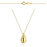 Naszyjnik złoty kropla