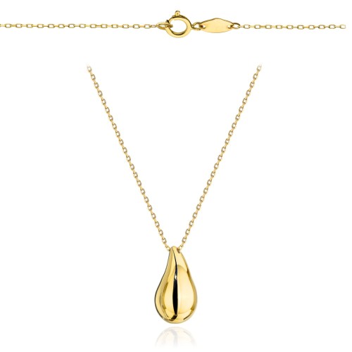 Naszyjnik złoty kropla