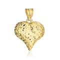 Zawieszka złota diamentowane serce